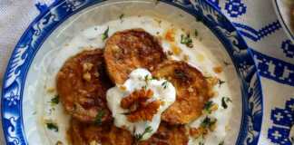 τηγανητά κολοκυθάκια με σάλτσα γιαουρτιού