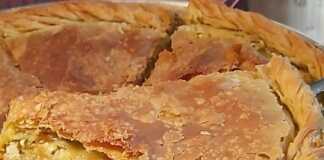 Κολοκυθοτυρόπιτα με χειροποίητο φύλλο Κολοκυθοτυρόπιτα