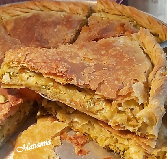 kolokithotiropita Spitiko filo0 Κολοκυθοτυρόπιτα