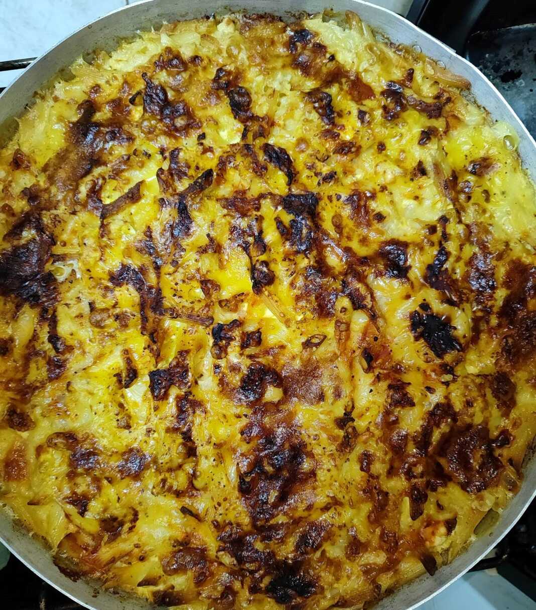 μακαρονόπιτα χωρίς φύλλο