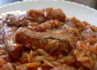 Μανιτάρια Πλευρώτους με Κριθαράκι στο Φούρνο