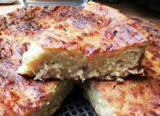 μελιτζανόπιτα χωρίς φύλλο