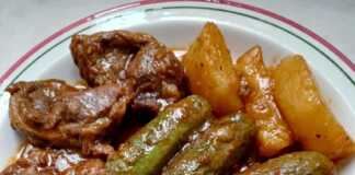Μοσχαράκι με Κολοκυθάκια και Πατάτες στην Κατσαρόλα