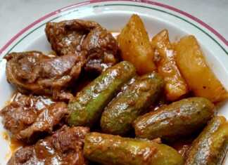 Μοσχαράκι με Κολοκυθάκια και Πατάτες στην Κατσαρόλα