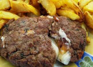 Μπιφτέκια Γεμιστά με Γραβιέρα