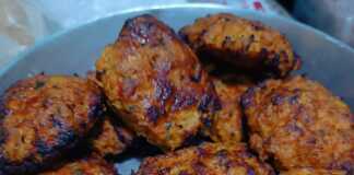 Μπιφτέκια Κοτόπουλου στην φριτέζα αέρος