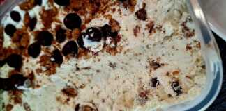 Σπιτικό παγωτό μπανάνα και σοκολάτα