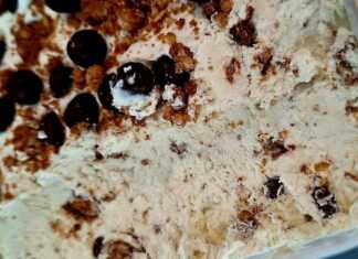 Σπιτικό παγωτό μπανάνα και σοκολάτα