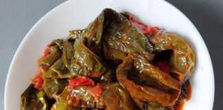 Πιπεριές με ψιλοκομμένη ντομάτα