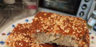 ροδακινόπιτα χωρίς αλεύρι