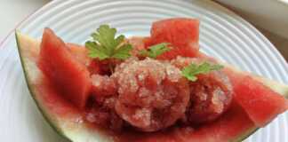 Σορμπέ Καρπούζι και Μπανάνα