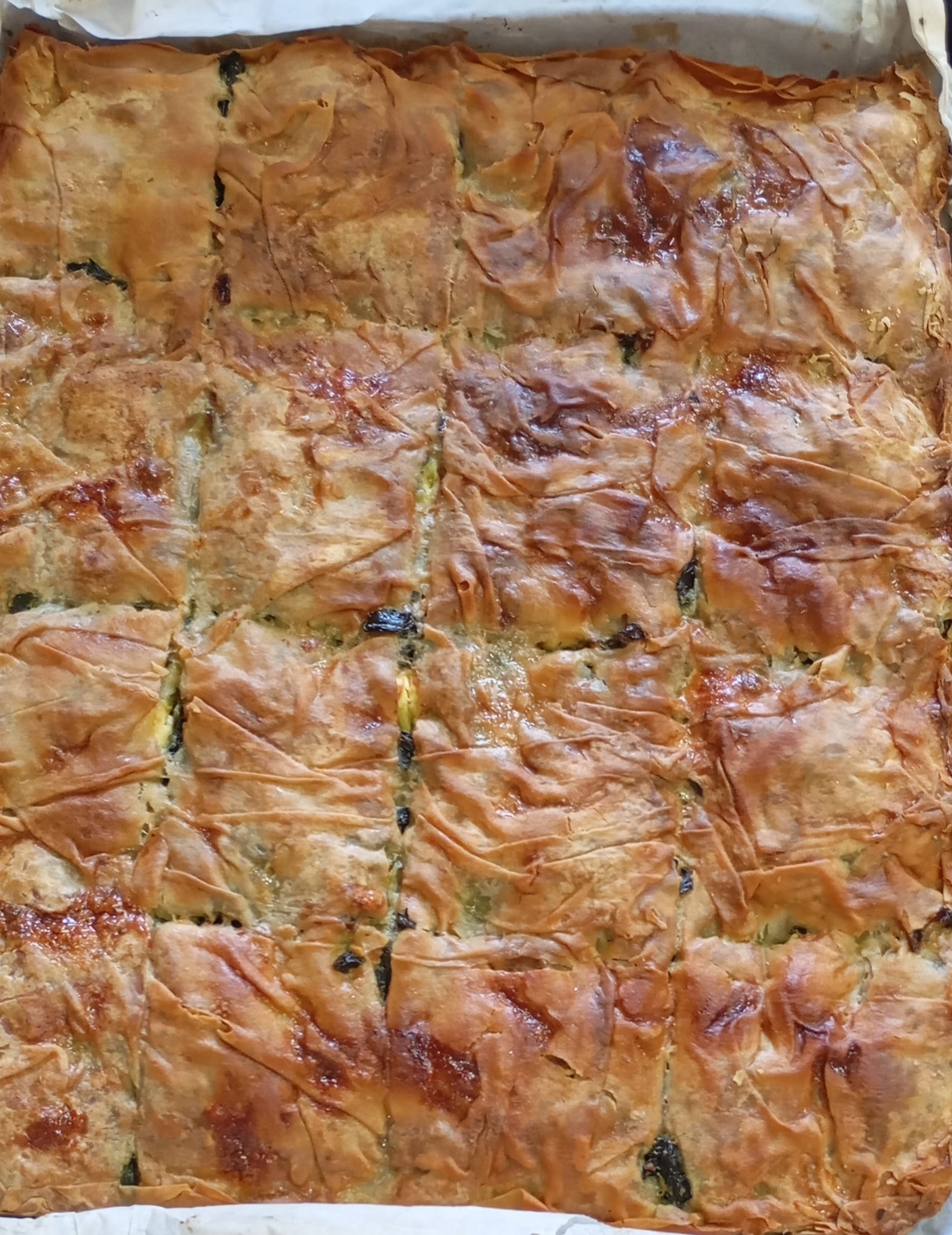 Σπανακόπρασοπιτα 