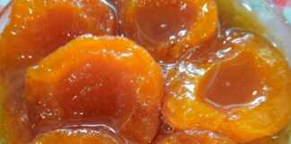 Νοστιμότατο βερίκοκο γλυκό του κουταλιού βερίκοκο γλυκό του κουταλιού