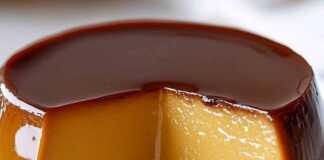 κέικ με κρέμα και καραμέλα