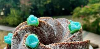 κέικ με κομματάκια σοκολάτας