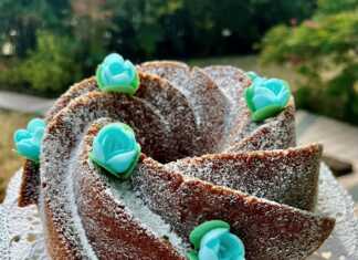 κέικ με κομματάκια σοκολάτας