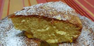 Κέικ βανίλιας, πορτοκαλί και ροδάκινο