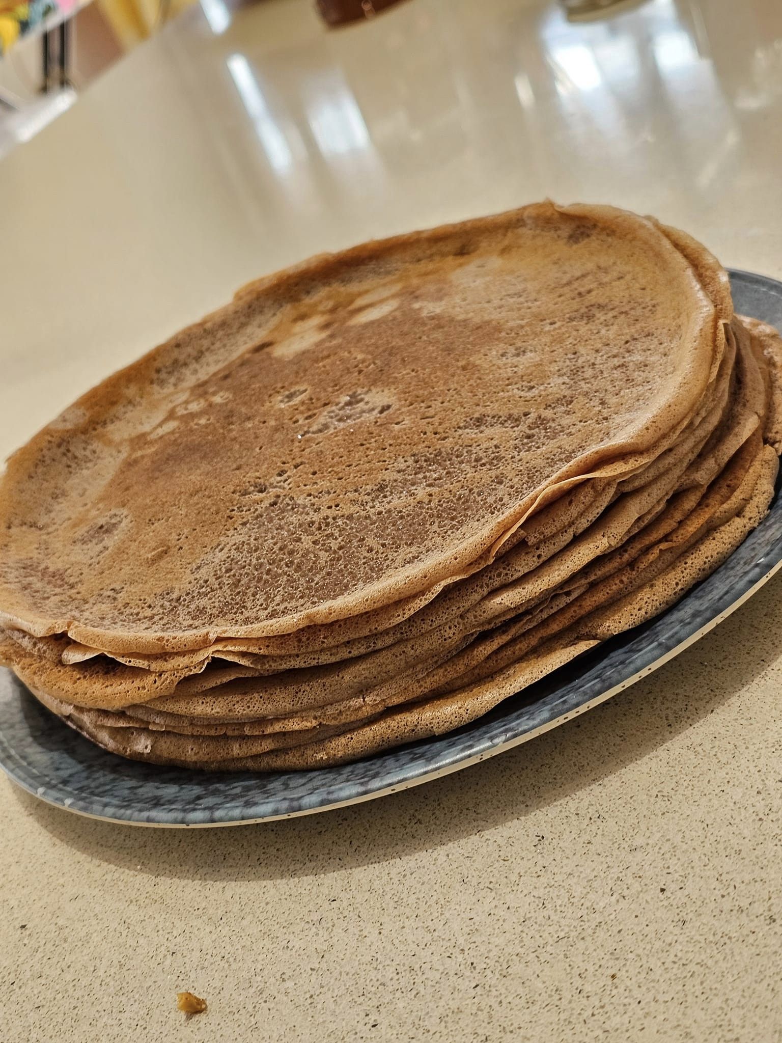 pancakes με κρέμα σοκολάτας