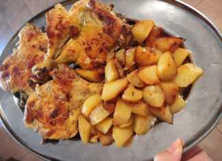 Μπουτάκια κοτόπουλο στο τηγανι με πατάτες