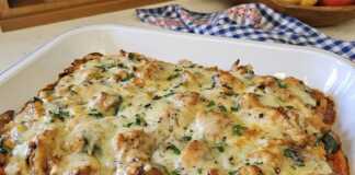 Κοτόπουλο με Γλυκοπατάτες και Σπανάκι