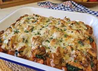 Κοτόπουλο με Γλυκοπατάτες και Σπανάκι