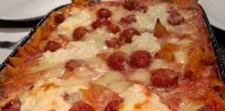 πένες φούρνου με ντοματίνια