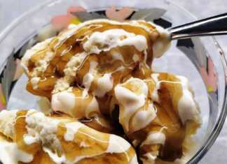 Παγωτό Βανίλια με μέλι και γάλα