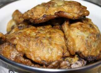 συκώτι πανέ σε κουρκούτι