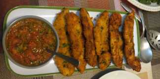 σνίτσελ στήθος κοτόπουλο