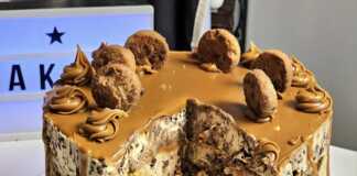 Τούρτα Cookies με Κρέμα Μπισκότου