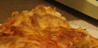 τραχανοτυρόπιτα με φύλλο