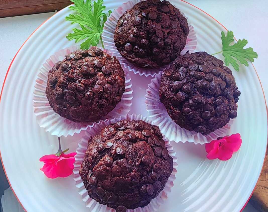 vegan muffins μπανάνας