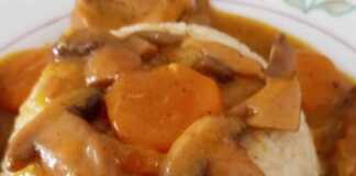 Mελωμένο χοιρινό λεμονοπορτοκαλομουσταρδάτο στην κατσαρόλα