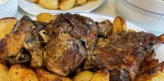Αρνάκι με πατάτες στο φούρνο