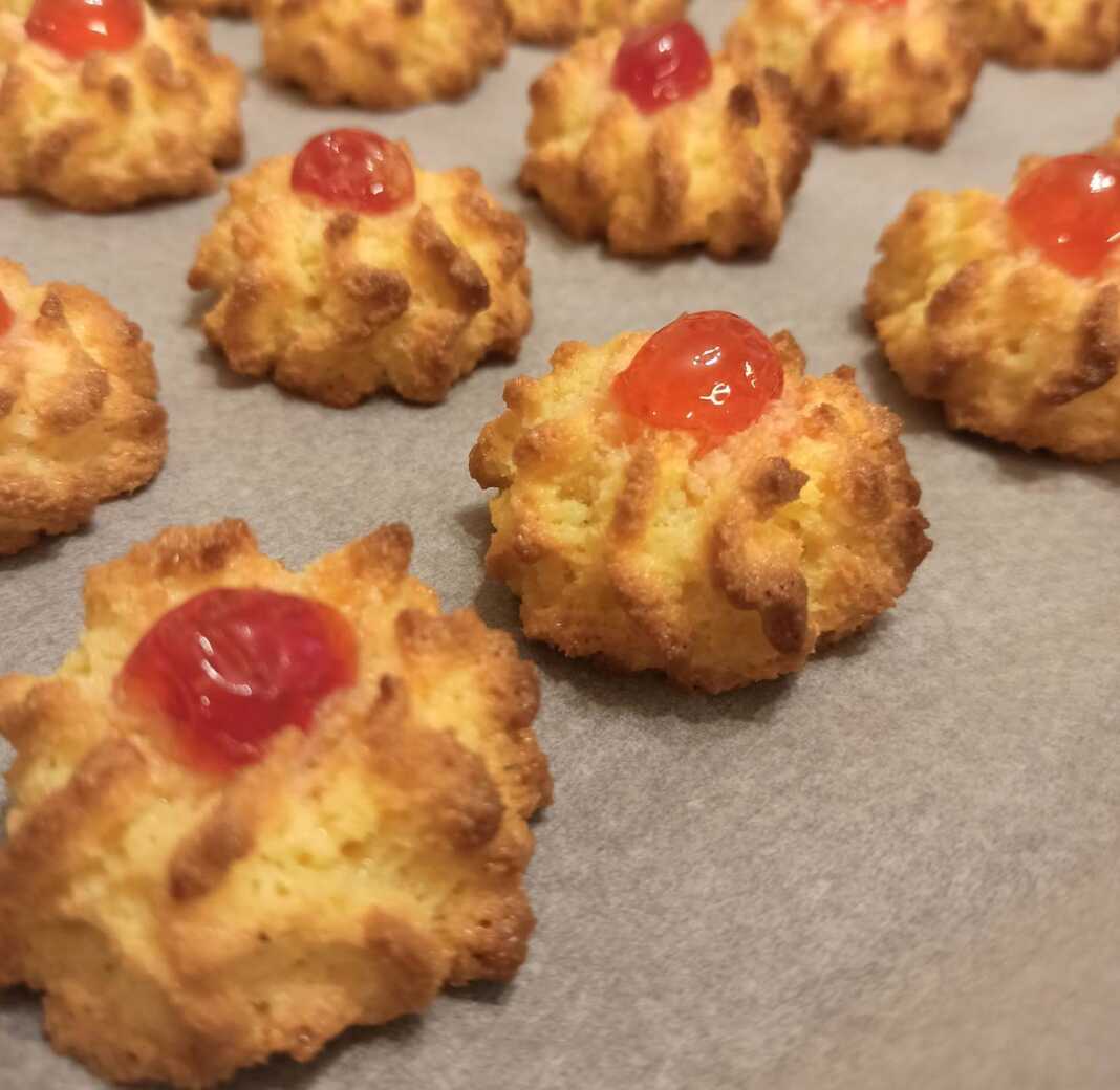 ινδοκάρυδα με κερασάκια