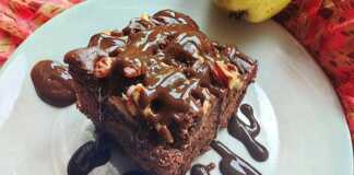 Κέικ Σοκολάτας με Αχλάδια