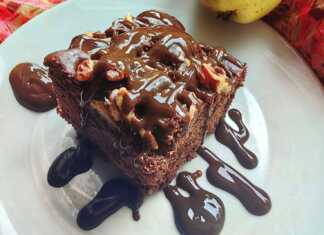 Κέικ Σοκολάτας με Αχλάδια