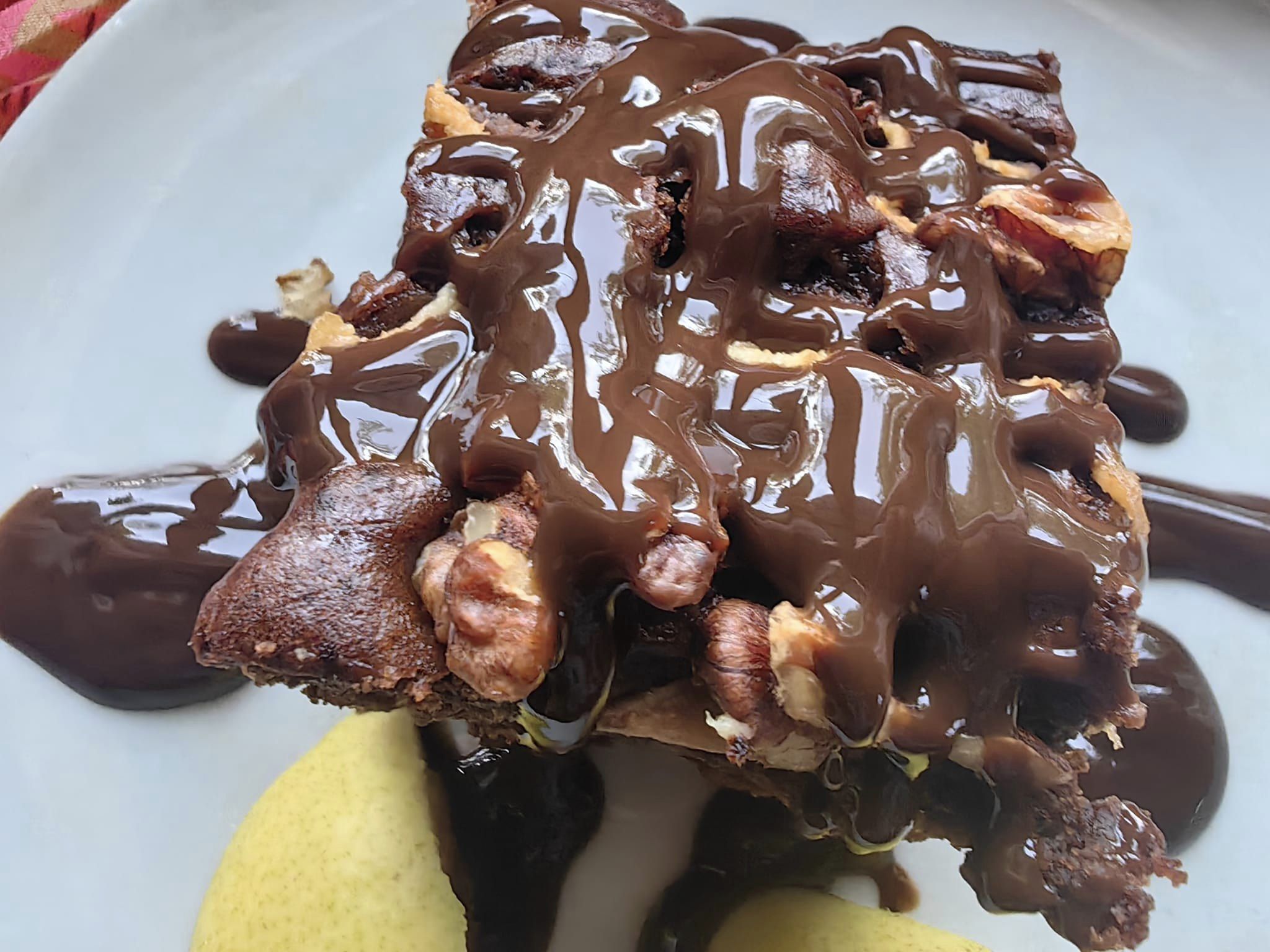 Κέικ Σοκολάτας με Αχλάδια