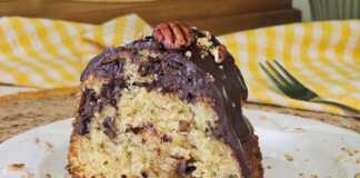 κέικ σοκολάτας με καρύδια