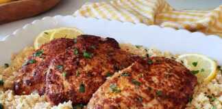 Κοτόπουλο με ρύζι κουνουπιδιού