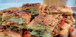 μανιταρόπιτα με φύλλο