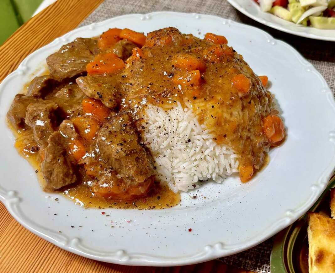 mosxaraki me mpira μοσχαράκι με μπύρα