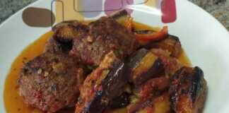 Μπιφτέκια με Μελιτζάνες στο Φούρνο