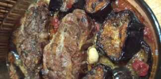 Χοιρινές Μπριζόλες Λαιμού με Μελιτζάνες στο Φούρνο