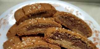 παξιμαδάκια με σοκολάτα