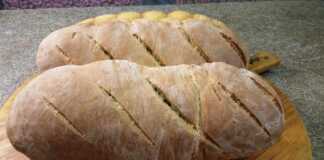 χωριάτικο ψωμί με προζύμι