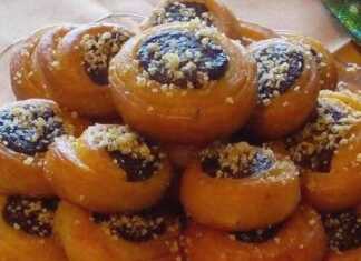 Ροξάκια με καρύδι και άρωμα ποροκαλιού