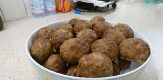 μοσχαρίσια κεφτεδάκια φουρνου