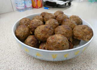 μοσχαρίσια κεφτεδάκια φουρνου