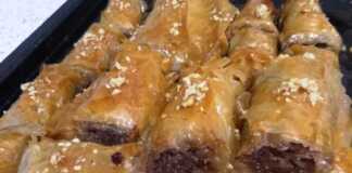 Σιρόπιαστα Ρολάκια Μήλου